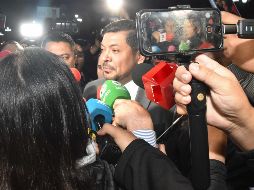 Luis Enrique Orozco comentó que no hará uso de la fuerza para ingresar a Palacio, pero sí ejercerá su cargo. SUN / E. Vásquez