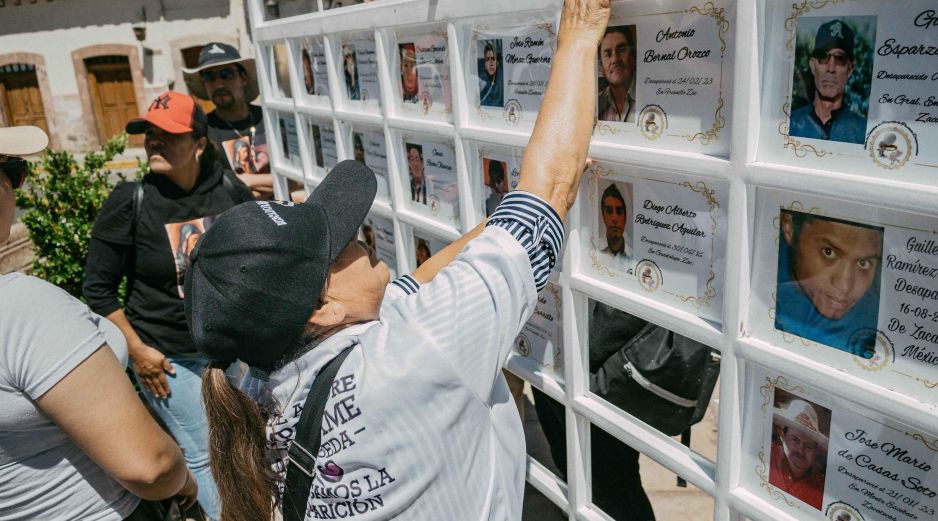 En el marco de la Jornada Nacional de búsqueda, Colectivos Unidos de Personas Desaparecidas en Zacatecas instalaron el Memorial 