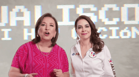 Xóchitl Gálvez y Laura Haro. ESPECIAL