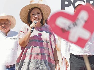 La aspirante del PRI, PAN y PRD culpó al ex titular del Cisen por violentar a candidatos. EL UNIVERSAL