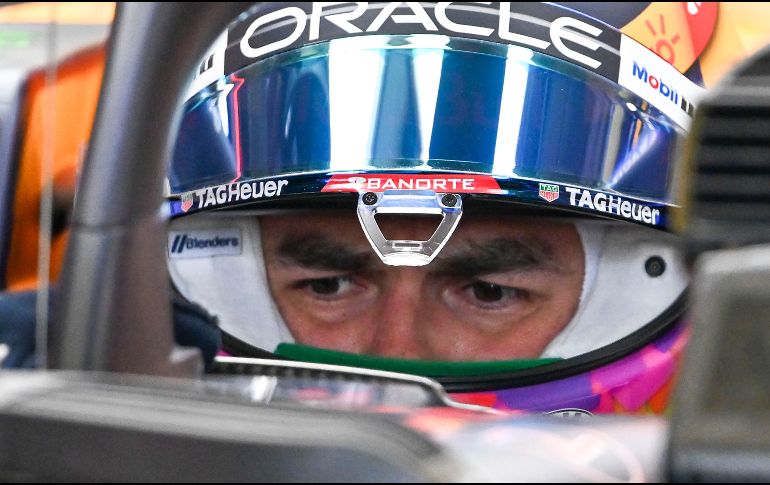 Al finalizar las 57 vueltas del Gran Premio de Miami, Christian Horner habló con Checo Pérez por la radio. IMAGO7.