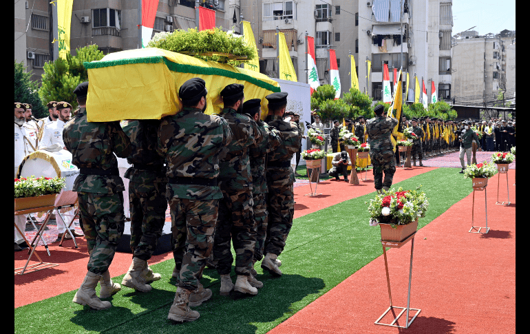 Hezbollah asegura que vengara la muerte de su comandante militar de más alto rango. EFE/EPA/WAEL HAMZEH