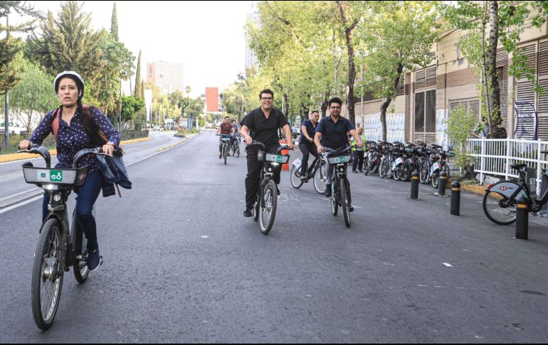 En la temporada de ozono se recomienda usar el transporte público y medios ecológicos como las bicicletas. SUN/G. Pano