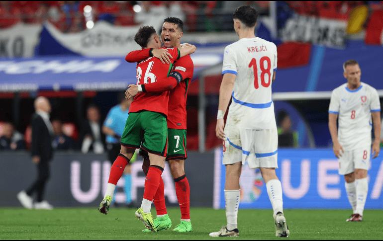 El siguiente partido de Portugal será ante Turquía, mientras que la República Checa se medirá ante Georgia. EFE/ M. A. LOPES.