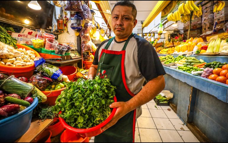 El incremento de los precios del cilantro registrados en Guadalajara tiene su equivalente a nivel nacional. EL INFORMADOR / A. Navarro