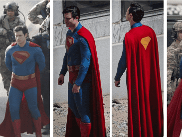 Las nuevas imágenes de David Crosenwot como Superman han causado furor entre los fans. ESPECIAL / X: @nightwaynes / @CQuill97