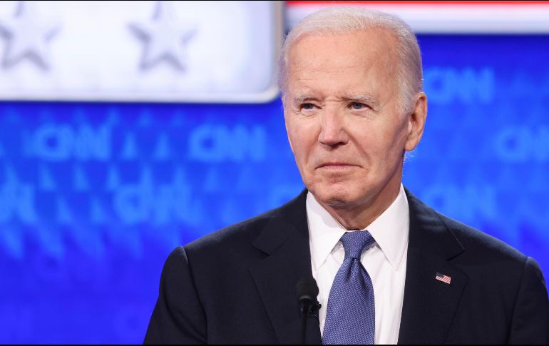Joe Biden continúa negando que vaya a retirarse de la contienda electoral. EFE / ESPECIAL, CNN