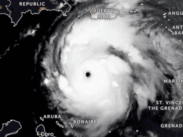 "Beryl" es la segunda tormenta con nombre de la temporada en el Atlántico, que va del 1 de junio al 30 de noviembre.  ESPECIAL / ZOOM EARTH