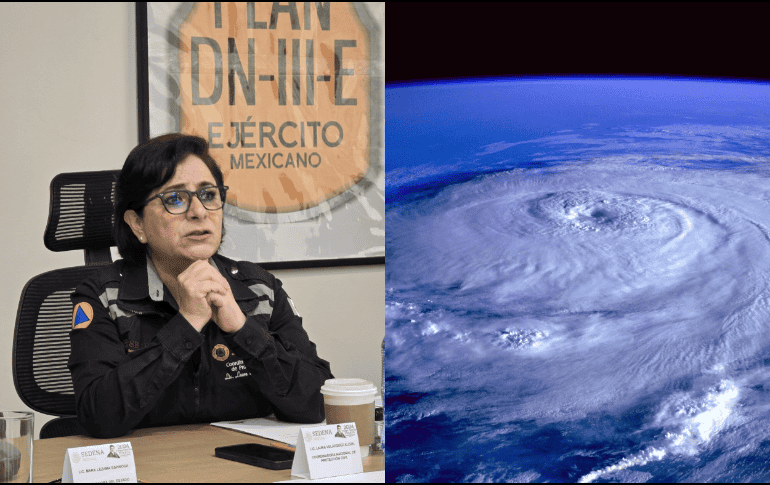 La llegada del huracán “Beryl” pone en función las medidas preventivas para salvaguardar la seguridad de la población. ESPECIAL/Foto de @CNPC_MX en X y Canva en Pixabay