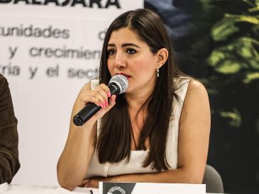 Ana Lucía Camacho, secretaria de Agricultura y Desarrollo Rural del Gobierno de Jalisco, resaltó los números del estado en materia agropecuaria. EL INFORMADOR / A. Navarro