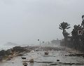Según la gobernadora de la entidad Mara Lezama, se mantiene zona de prevención por efectos de huracán. ESPECIAL / X @MaraLezama